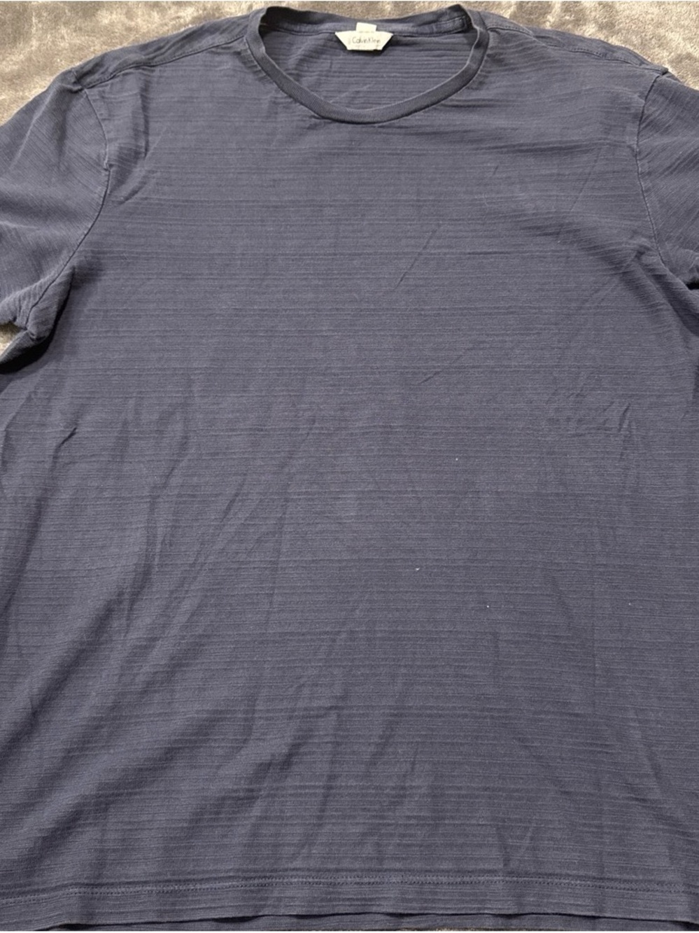 Calvin Klein Slate Blue Short Sleeve Crew Neck Tee